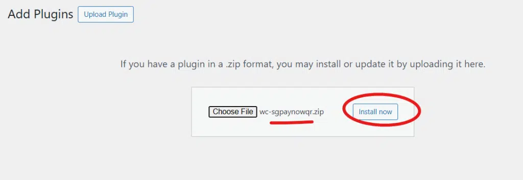 install now