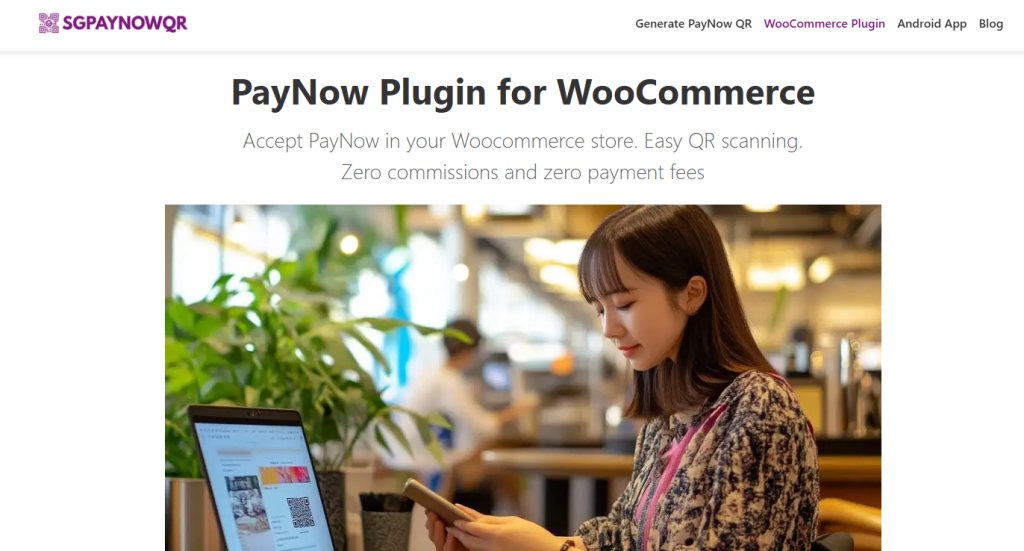 sgpaynowqr plugin for woocommerce