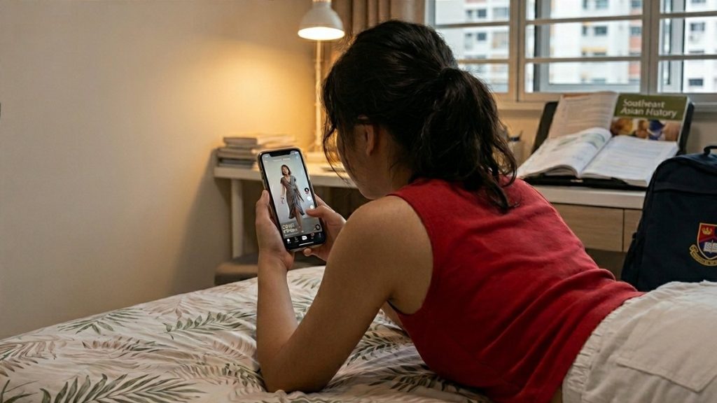 browsing tiktok ootd